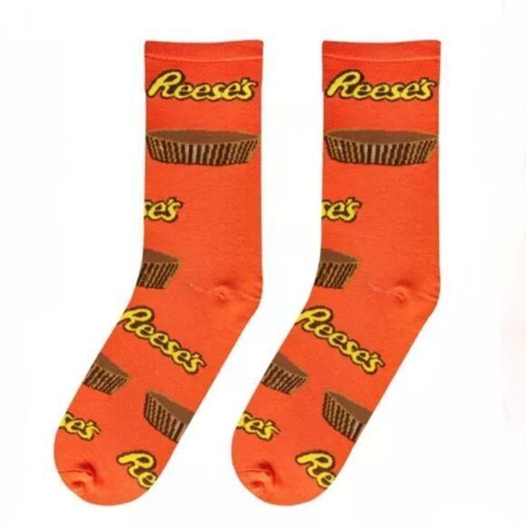 Novelty Crew Chocolate Cookie‎ Socks Men or Womens Size (6-12) - Picture 4 of 8